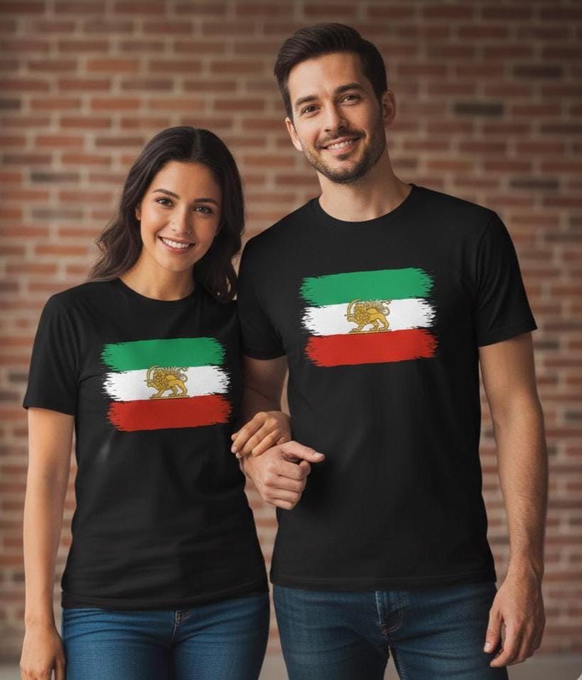 Persian flag, Unisex shirt for Persians