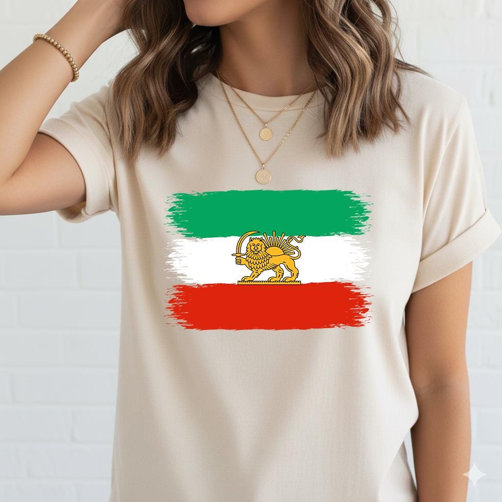 Persian flag, Unisex shirt for Persians