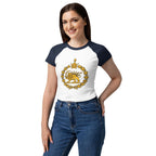 Lion & Sun Women’s micro rib raglan tee