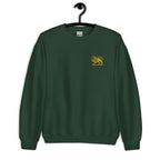 Embroidery lion and sun shirt
