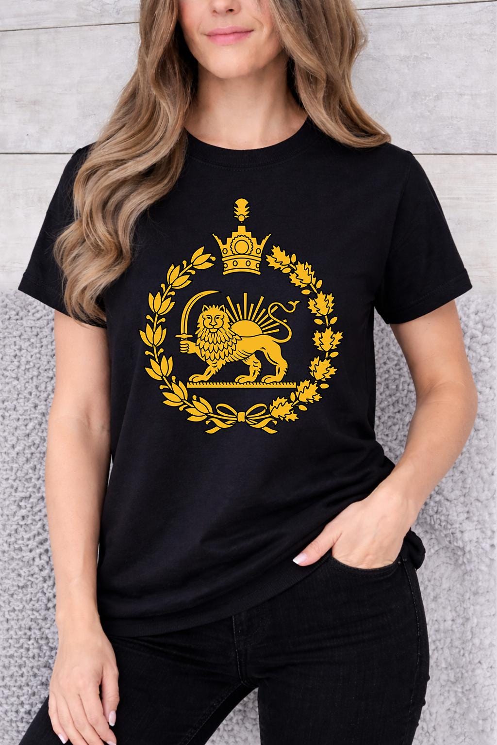 Lion and sun shirt
