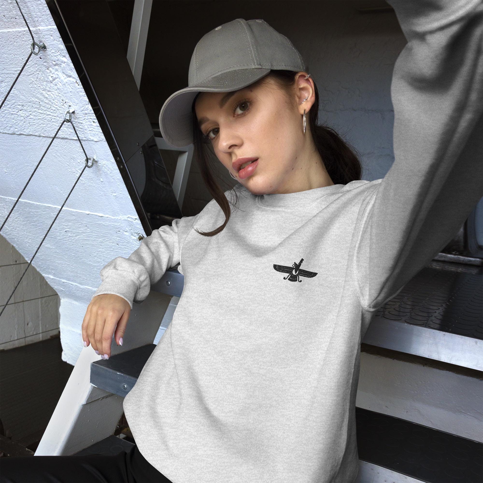 Faravahar embroidered sweatshirt