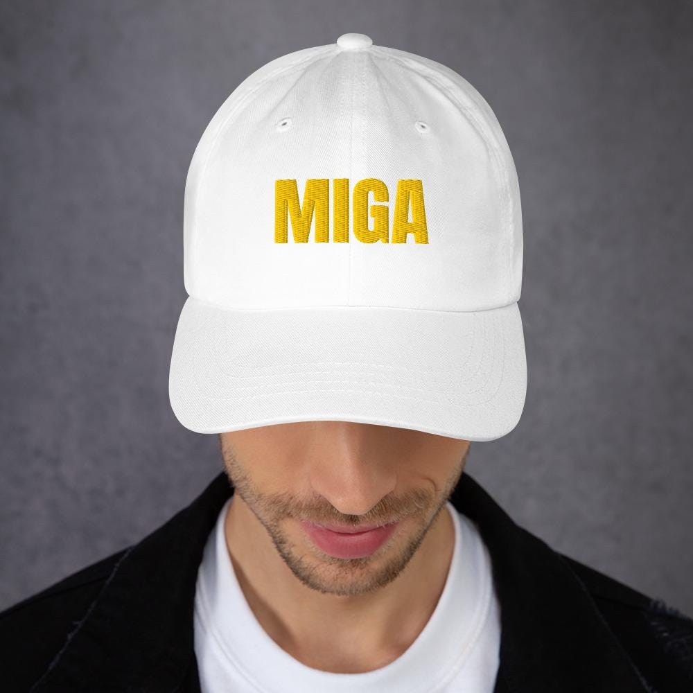 Embroidery MIGA hat