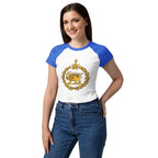 Lion & Sun Women’s micro rib raglan tee