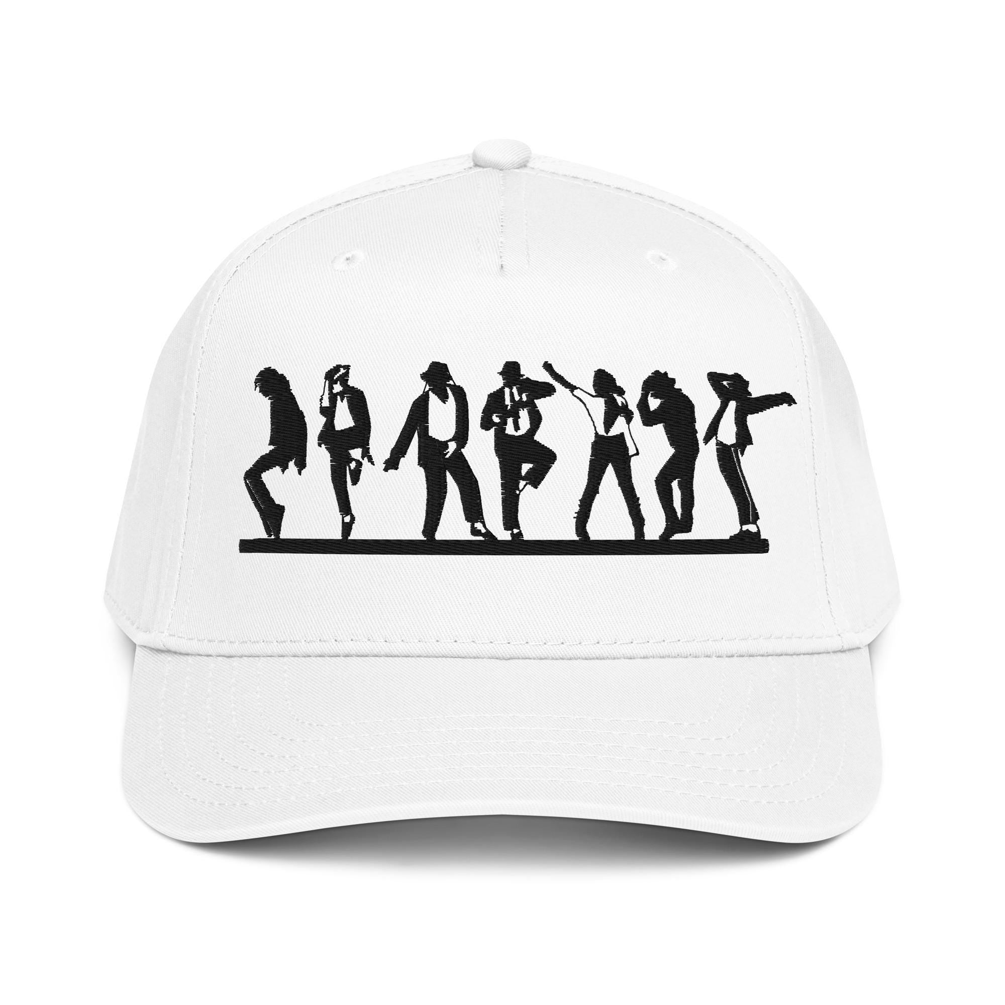 Michael Jackson embroidery 5 panel cap