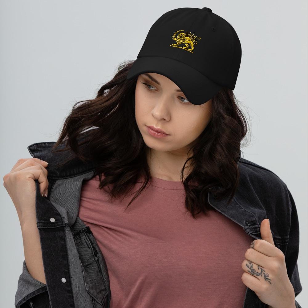Embroidery Lion and sun hat
