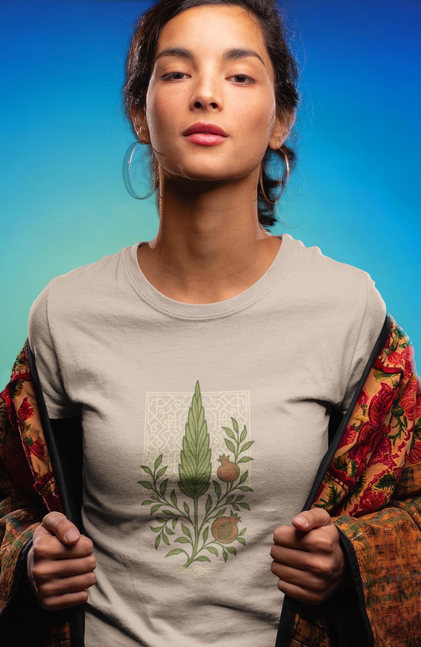 Persian Cypress and Pomegranate T-Shirt