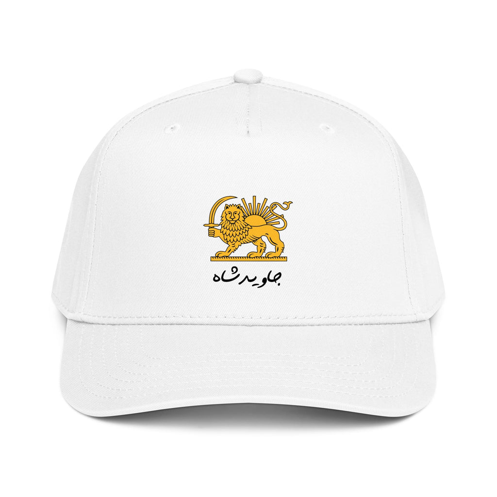 Javid shah cap, lion and sun