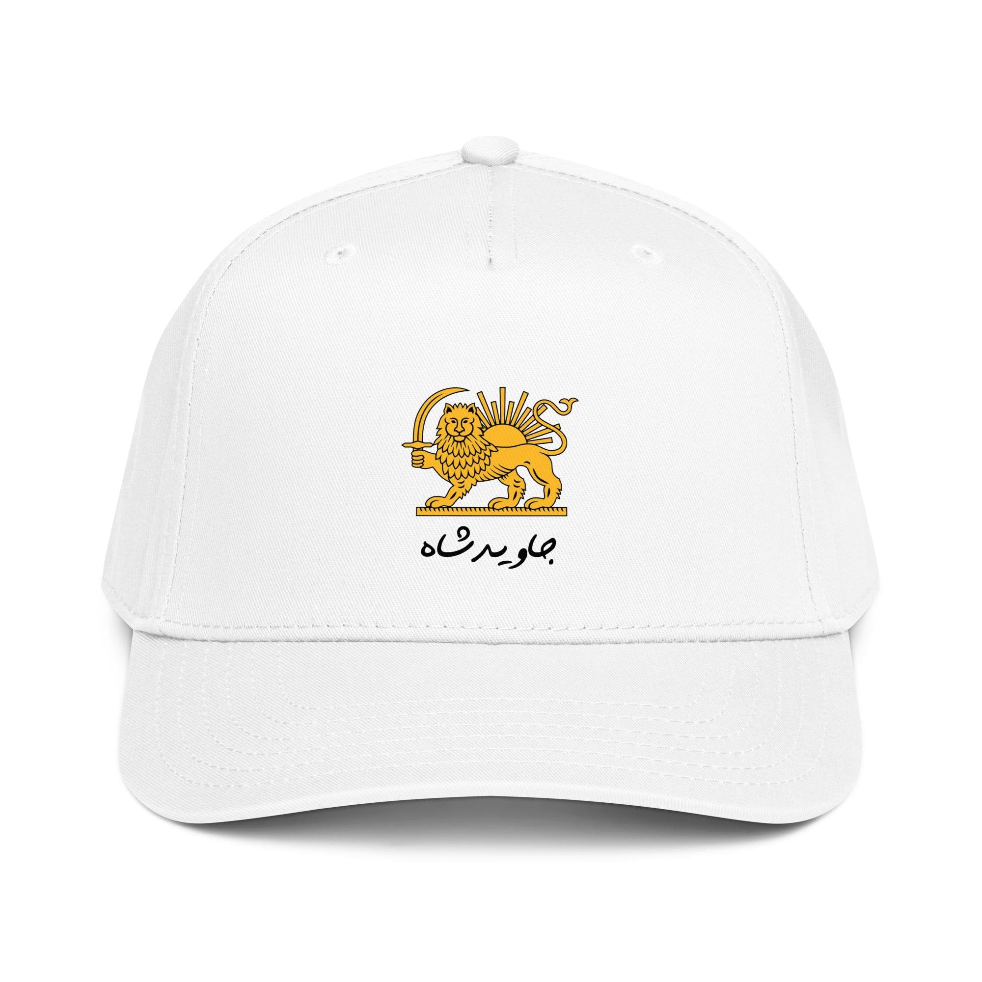 Javid shah cap, lion and sun