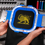 Embroidery lion and sun shirt