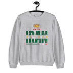 MIGA  shirt, Unisex PERSIAN Sweatshirt, lion and sun shirt