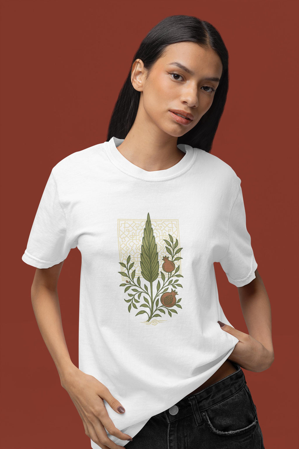 Persian Cypress and Pomegranate T-Shirt
