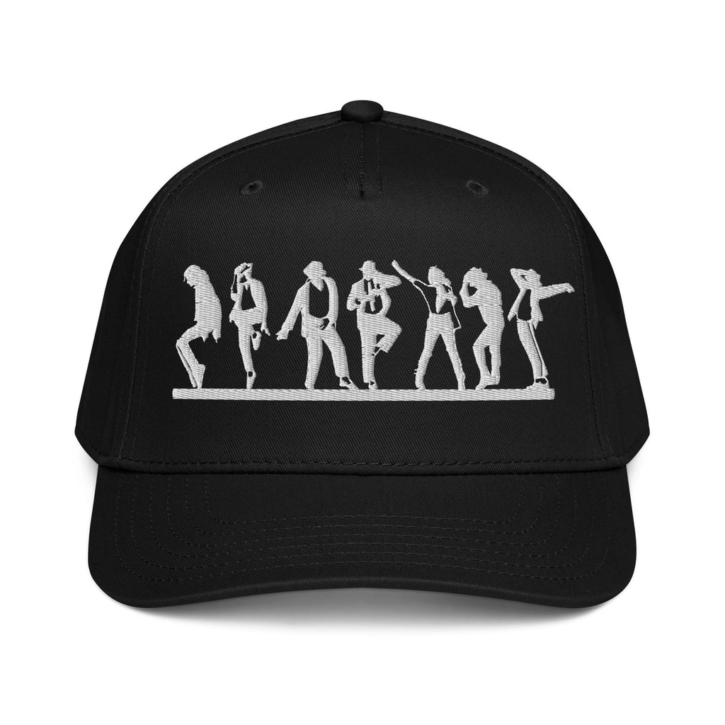 Michael Jackson embroidery 5 panel cap