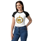 Lion & Sun Women’s micro rib raglan tee