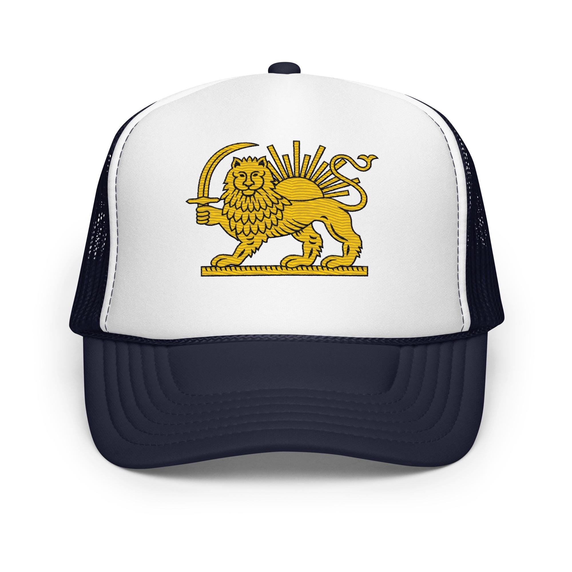 Embroidery Lion and sun cap
