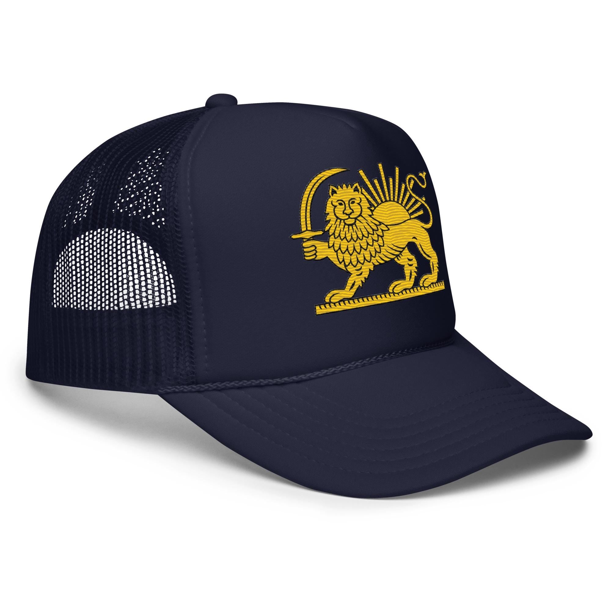 Embroidery Lion and sun cap