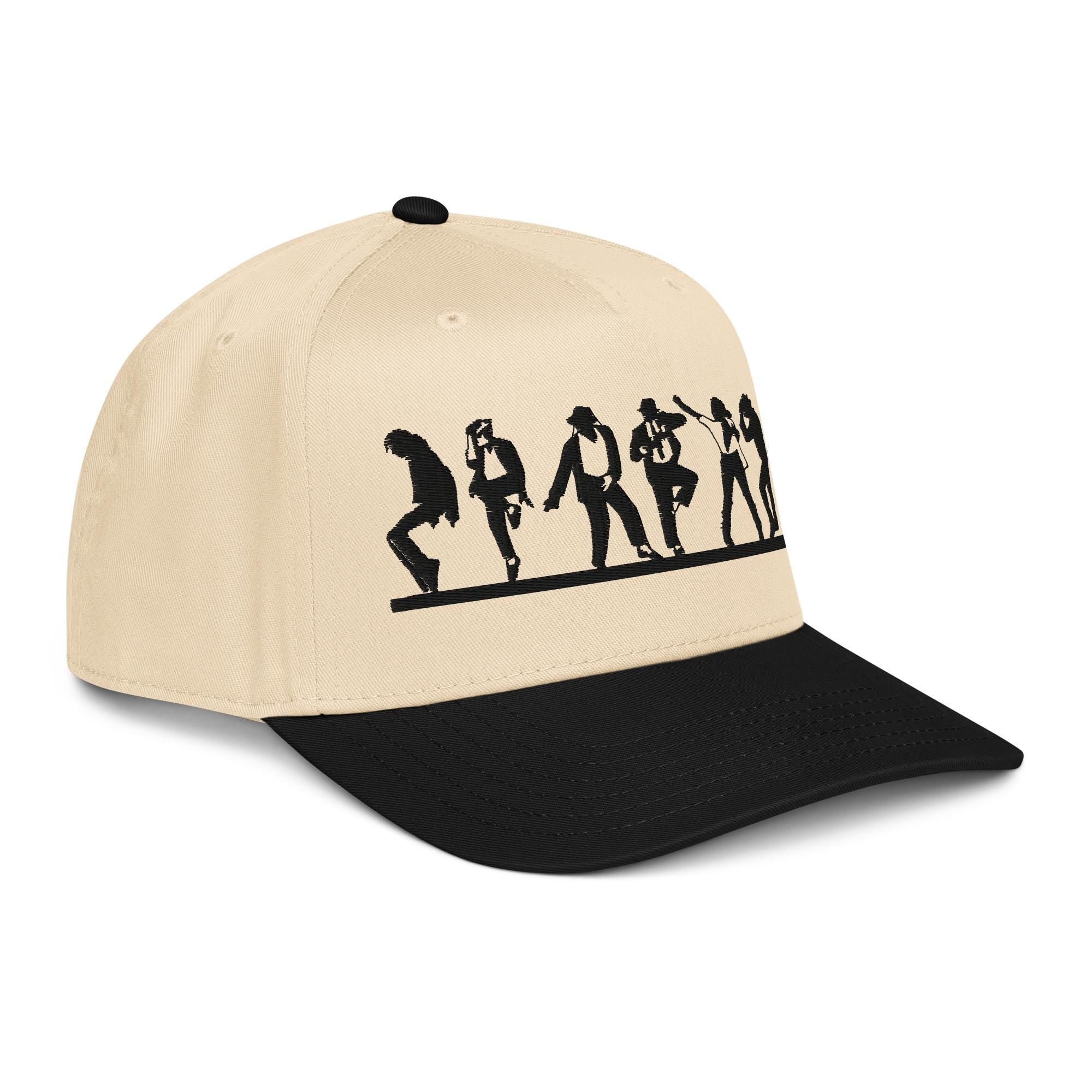 Michael Jackson embroidery 5 panel cap