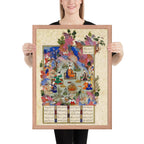 The Feast Of Sada, Persian Art from Shahnameh
