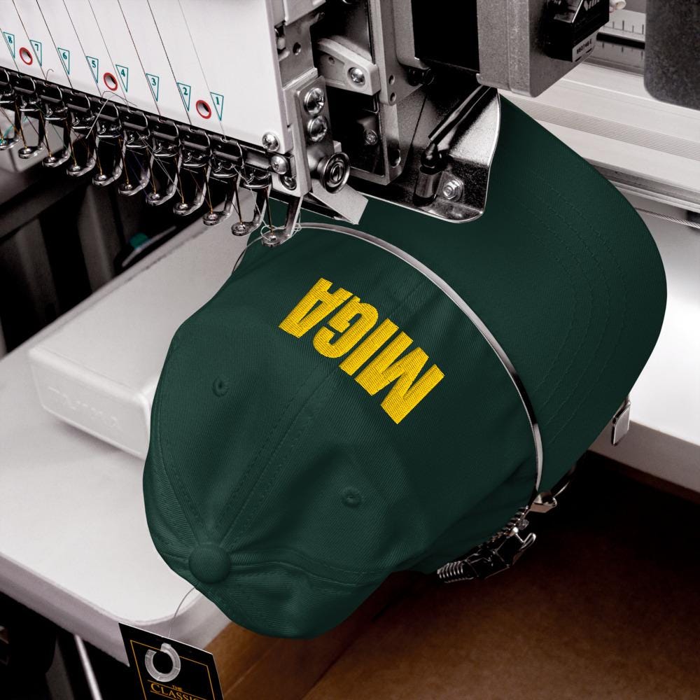 Embroidery MIGA hat