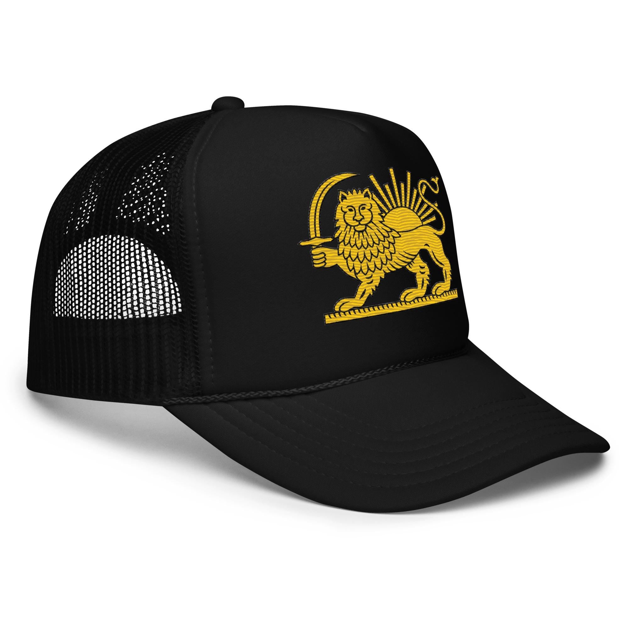 Embroidery Lion and sun cap