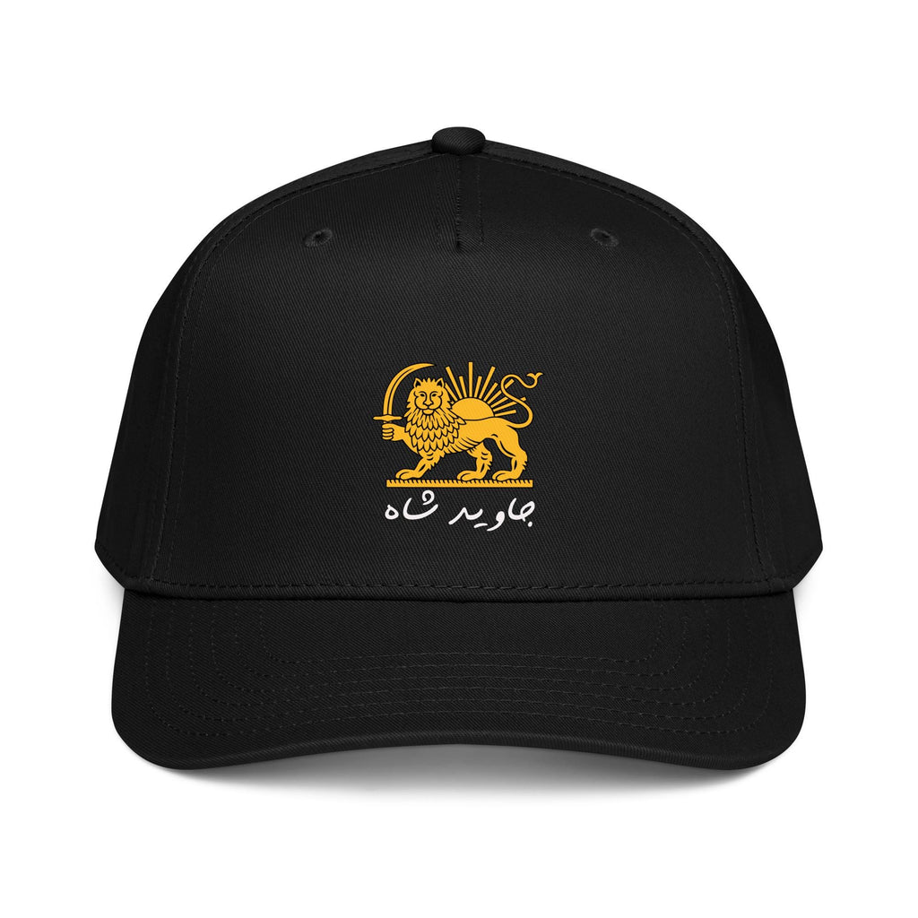 Javid shah cap, lion and sun
