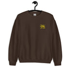Embroidery lion and sun shirt