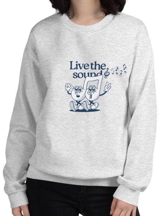 Unisex Sweatshirt for musication