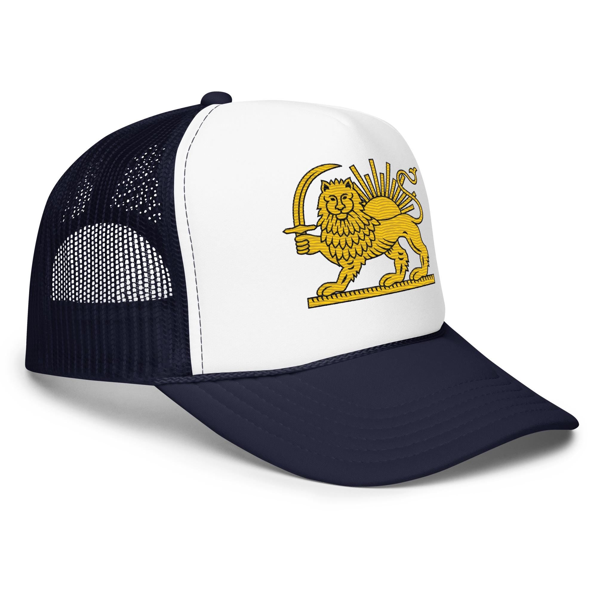 Embroidery Lion and sun cap