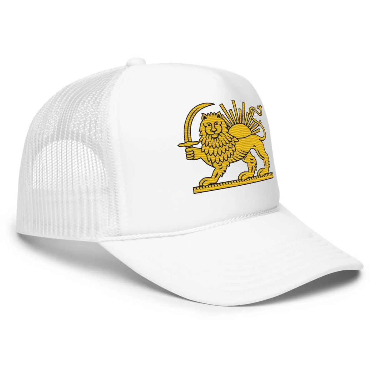 Embroidery Lion and sun cap