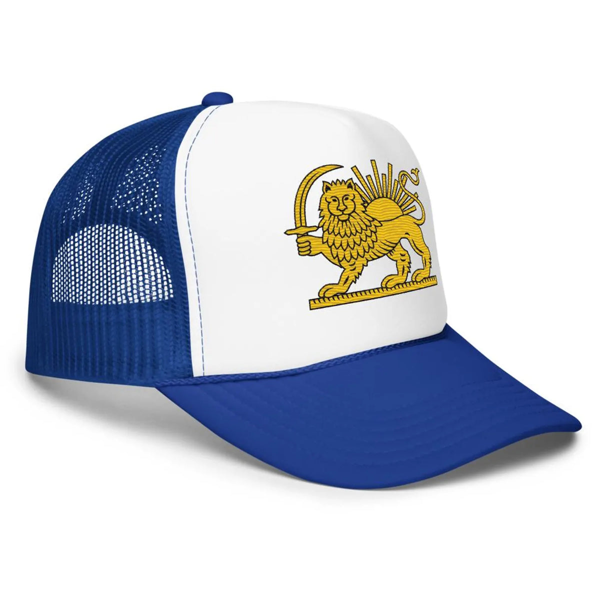 Embroidery Lion and sun cap
