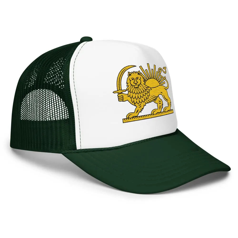Embroidery Lion and sun cap